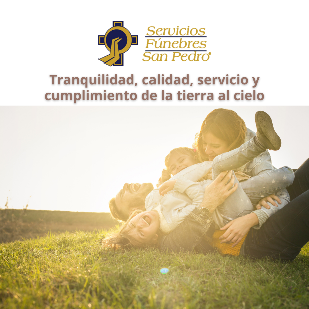 Familia protegida con San Pedro